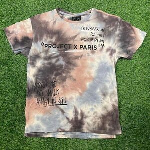 PXP Project X Paris multicolor tie dye graphic men's tee (Size M)